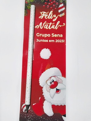 Cartão natal com lápis - personalizado