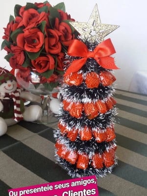 Árvore de natal de balas lembrança tam m