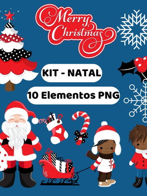 Arquivo digital-(1259) kit elementos png natal