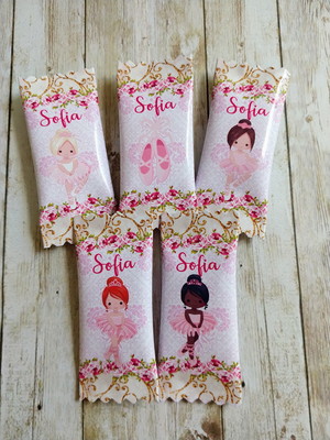 Bala personalizada bailarina