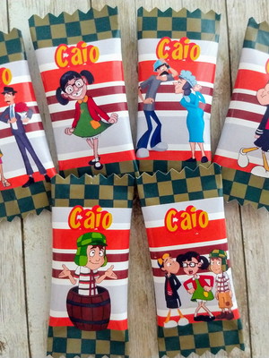 Bala personalizada chaves