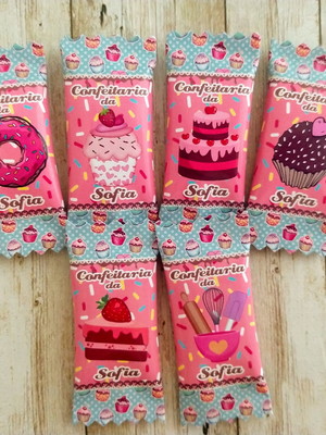 Bala personalizada confeitaria