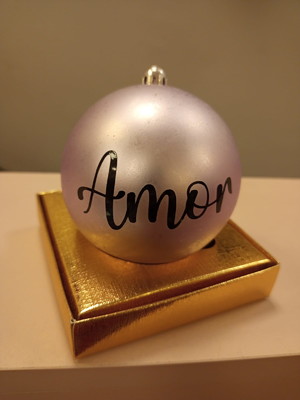 Bola de natal personalizada