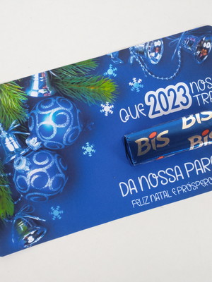 Cartão bis de natal