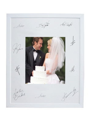 Quadro recepçao casamento para assinaturas convidados