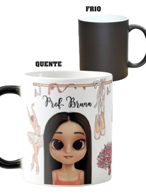 Caneca mágica presente criativo professora de dança ballet