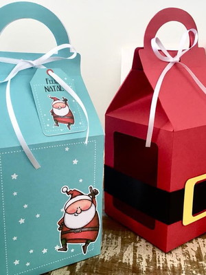 Caixa para mini panetone