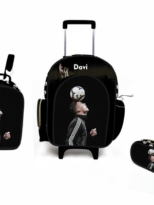 Kit escolar personalizado futebol cristiano ronaldo