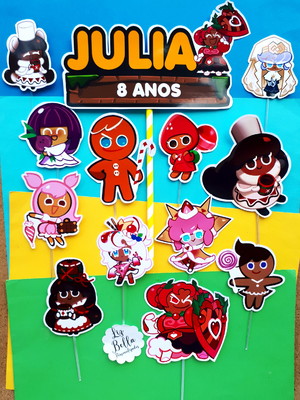 Toppo de bolo cookie run