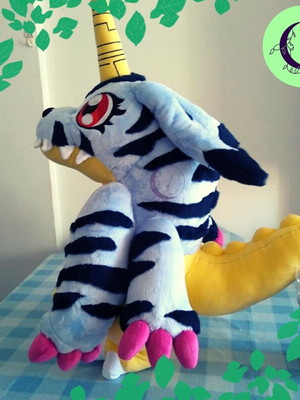 Gabumon - digimon - pelúcia em tamanho real
