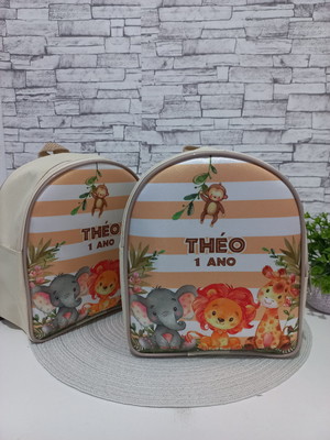 Mochilinha personalizada nylon