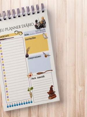 Arquivo digital planner 2023 - diário harry potter
