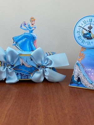 Kit 20 caixas personalizadas cinderela