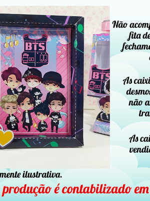 Quadrinho personalizado no tema bts