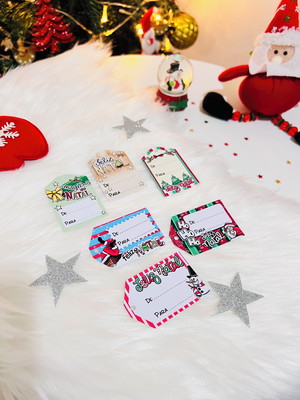50 tags personalizada para o natal