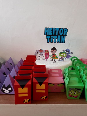 Kit personalizados jovens titans