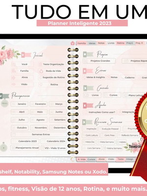 Planner digital inteligente 2023 - integrado google agenda
