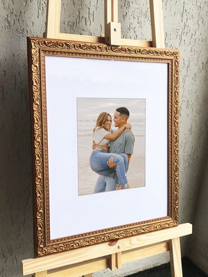 Quadro recepçao casamento personalizado foto e frase 50x70cm