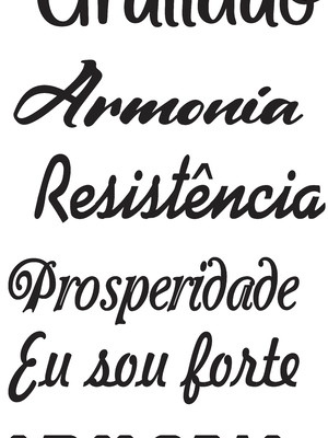 Adesivo palavras de motivação parede casa toda