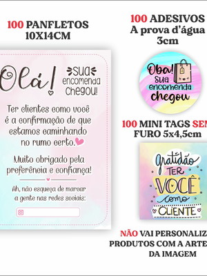 Kit papelaria combo empreendedor 580