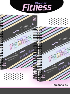 Planner 2023 - fitness feminino - arquivo digital