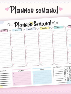 Planner 2023 - semanal - arquivo digital