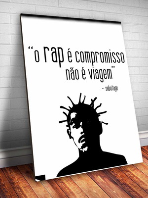 Placa decorativa frase de música 15-30x45cm