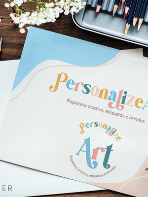 Logomarca de papelaria personalizada