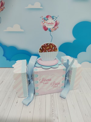 Caixa bala 3d - confeitaria