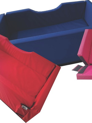 Cama montessoriana em corino e espuma 110 x 60 x 26 x 5 cm