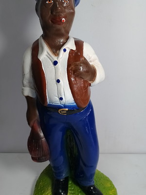 Pai sibamba imagem mestre si bamba escultura baiano mestre