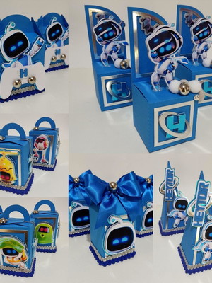 Kit festa 25 ítens astro bot