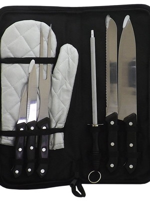 Kit churrasco 7 peças cod. 071 - personalizado