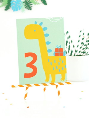 Quadrinho de mesa - dinossauro