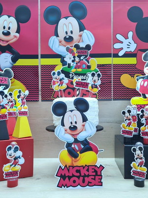 Kit festa pronta lembrancinha mickey 53-itens