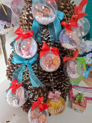 Bolinhas de natal personalizadas