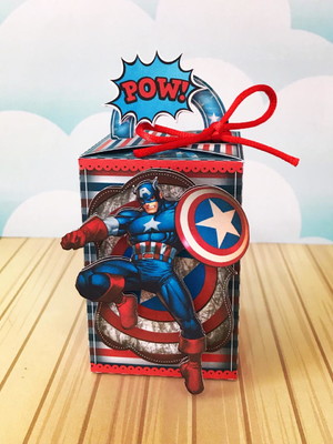 Caixa alça capitão america