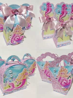 Kit festa 40 itens barbie sereia