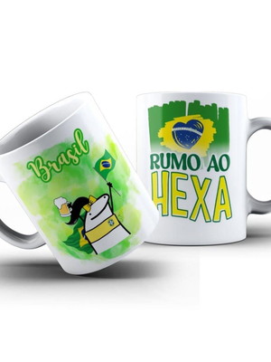Caneca de porcelana personalizada copa