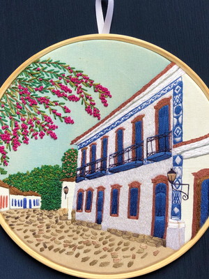 Bordado decorativo - paraty/rj