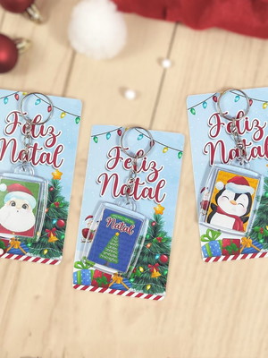 Card chaveiro natal