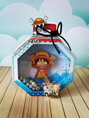 Caixa visoar maletinha pegue e monte one piece