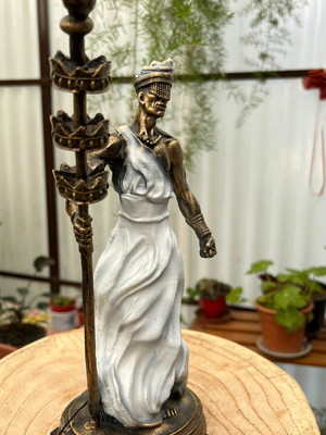 Escultura orixá oxalá / oxalufã 24 cm