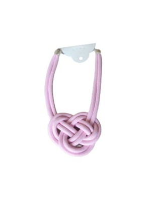 Colar de corda náutica rosa