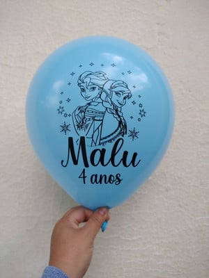 Bexigas personalizadas frozen