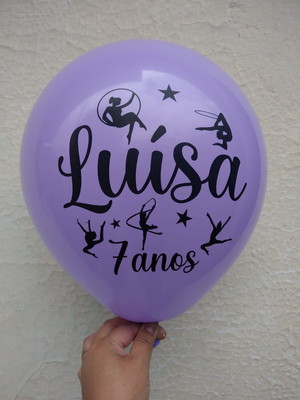 Balões 9" latex profissional personalizado (estampa 2 lados)