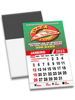 45 imãs de geladeira c/ calendário 2024 economico