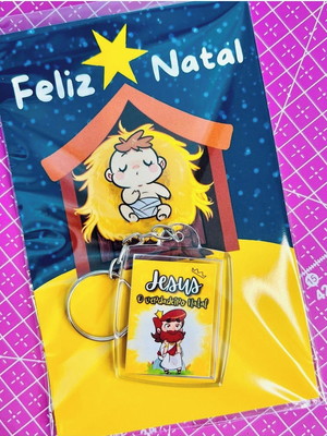Chaveiro personalizado brinde natal