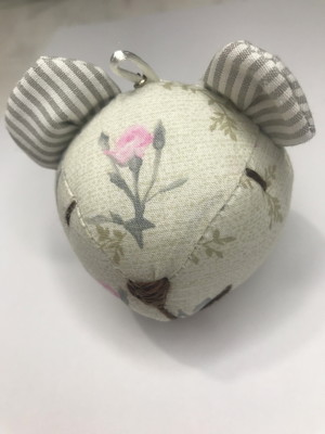 Lembrancinha chaveiro cabeça de urso