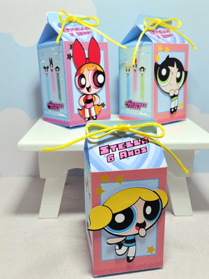 Caixa milk meninas super poderosas
